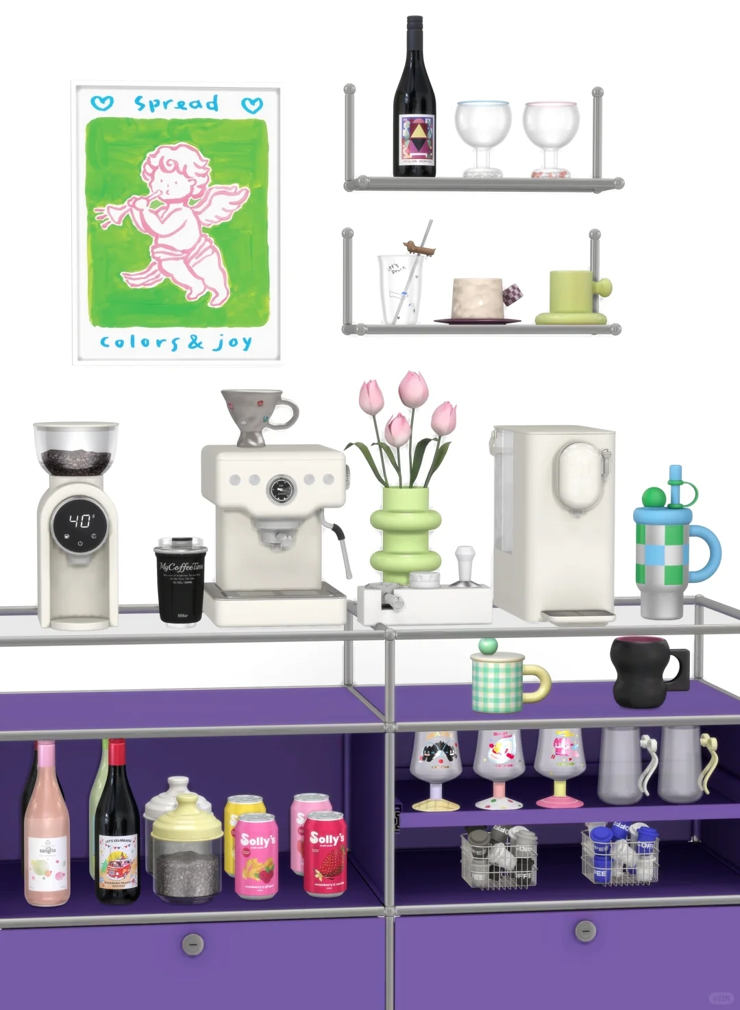 Sims4 | 🍹Beverage Nook🍹 | 自制cc