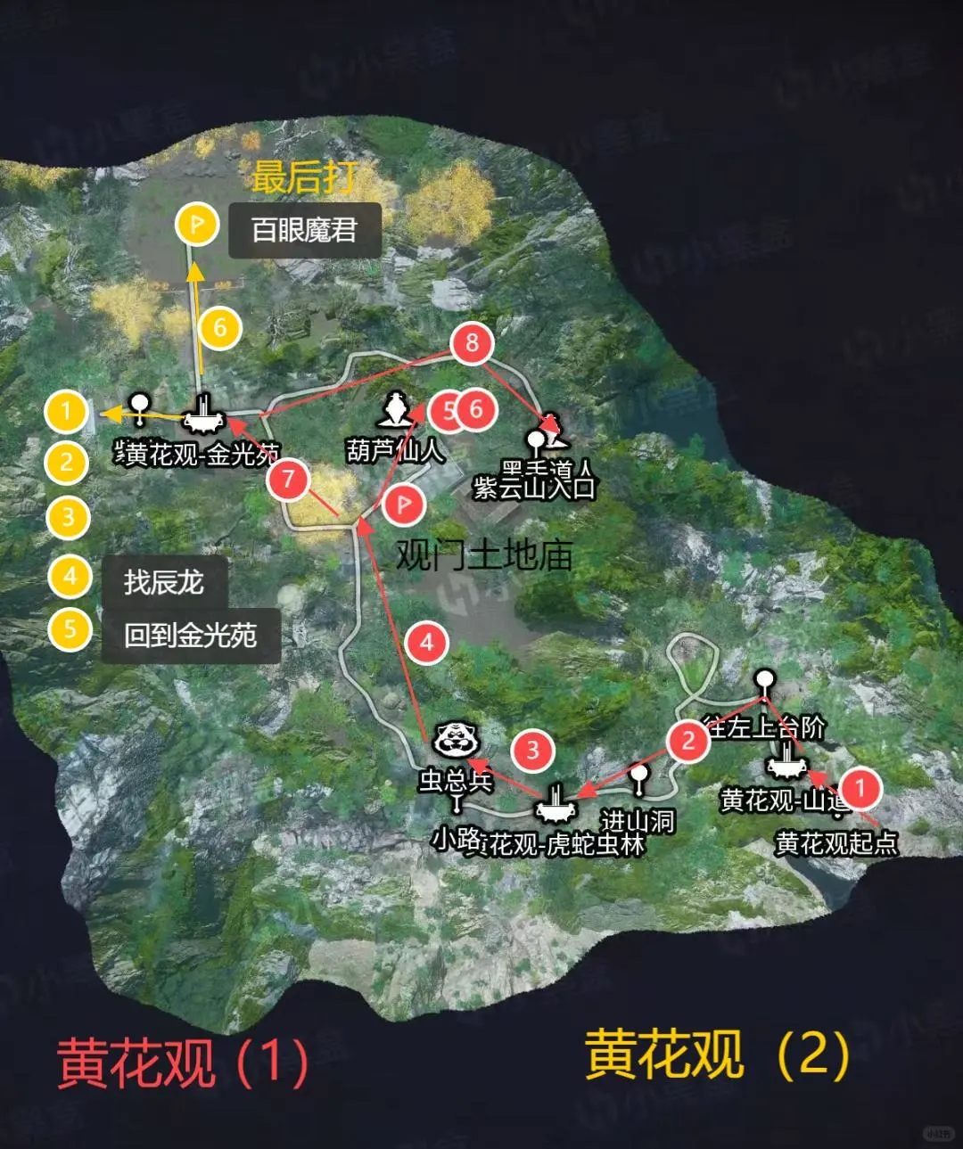 黑神话悟空攻略之第四章具体路线（盘丝洞）