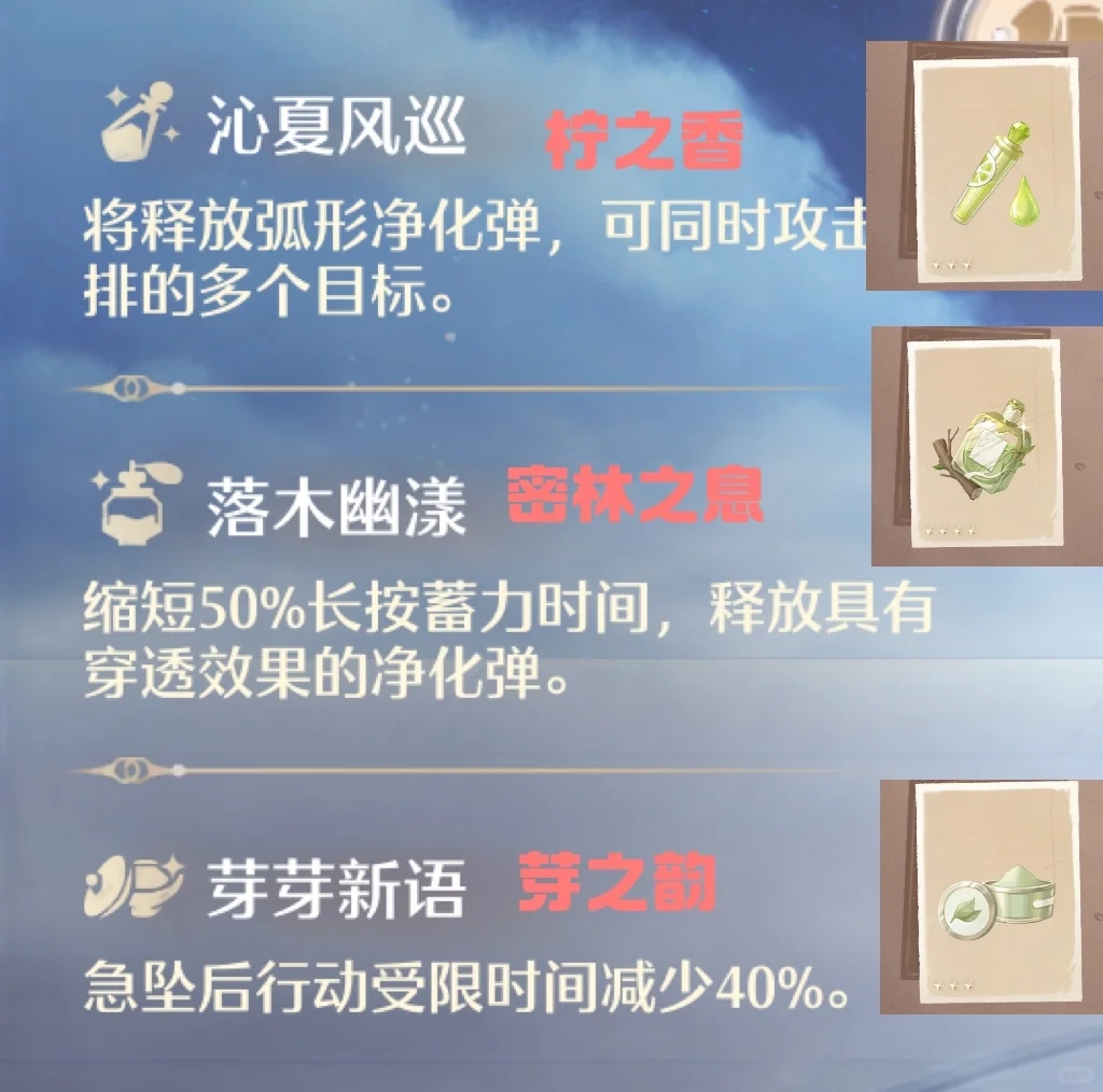 无限暖暖个人香氛最佳配置一图流12.7