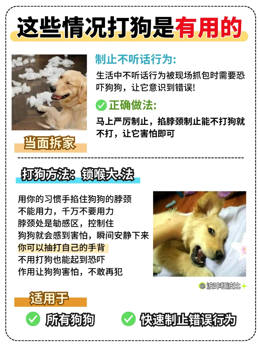 科普| 狗狗犯错到底改不改打？如何正确打狗