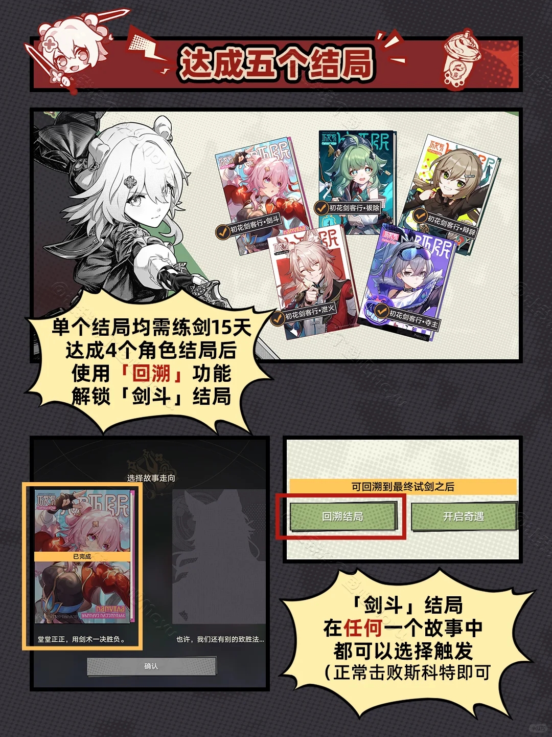 星铁V2.4丨小三月拜师记「初花习剑录」攻略