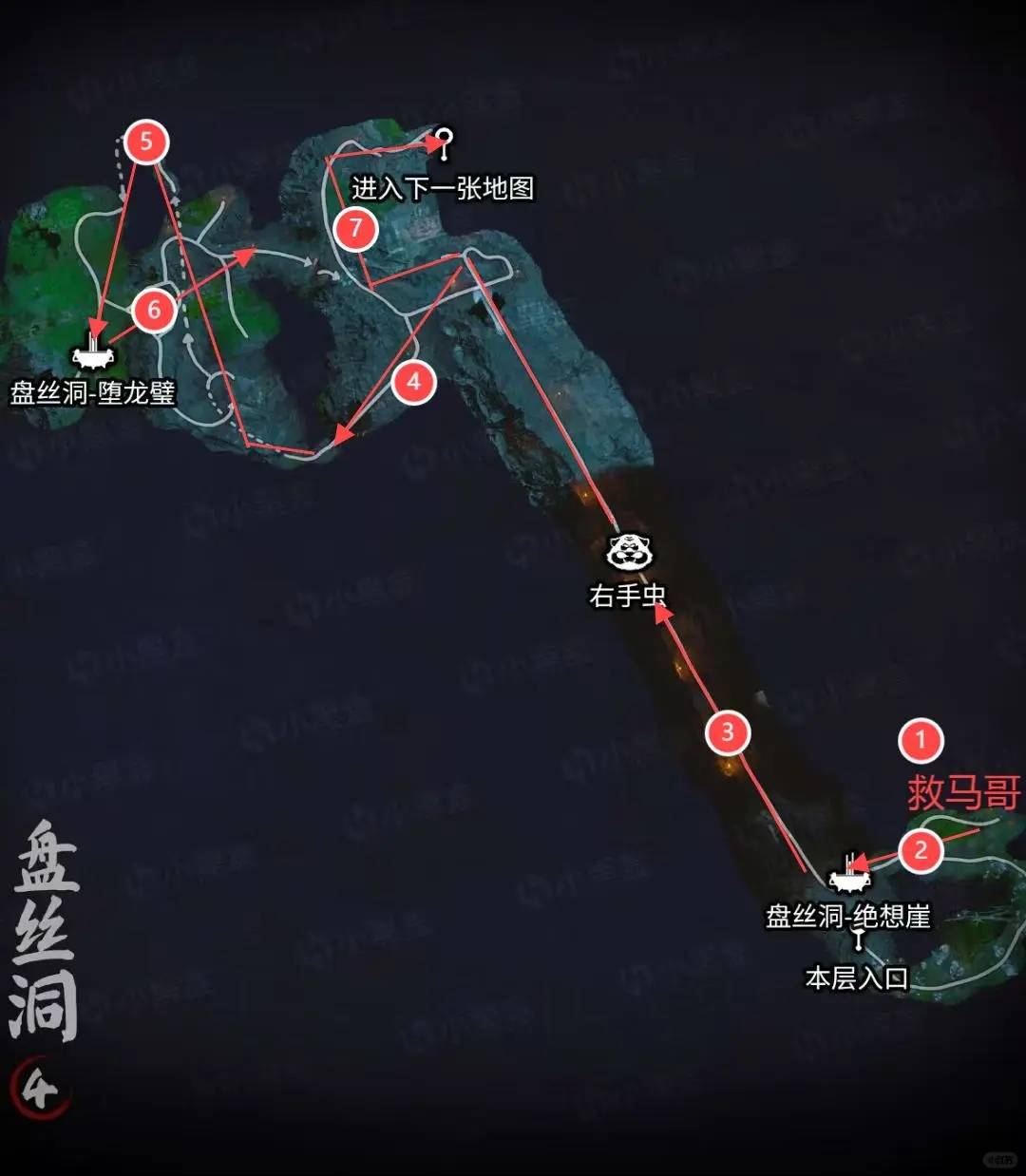 黑神话悟空攻略之第四章具体路线（盘丝洞）