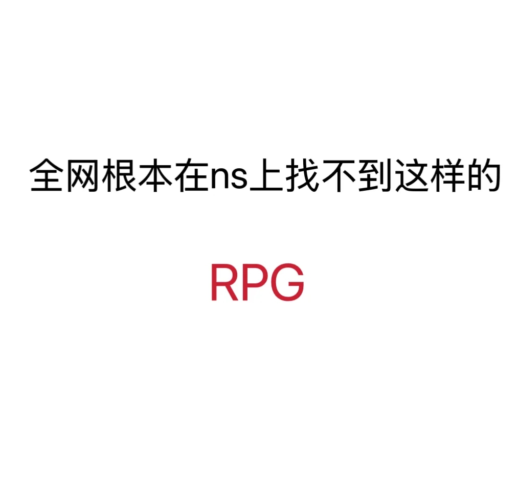 天天就在ns上寻找这样一个rpg