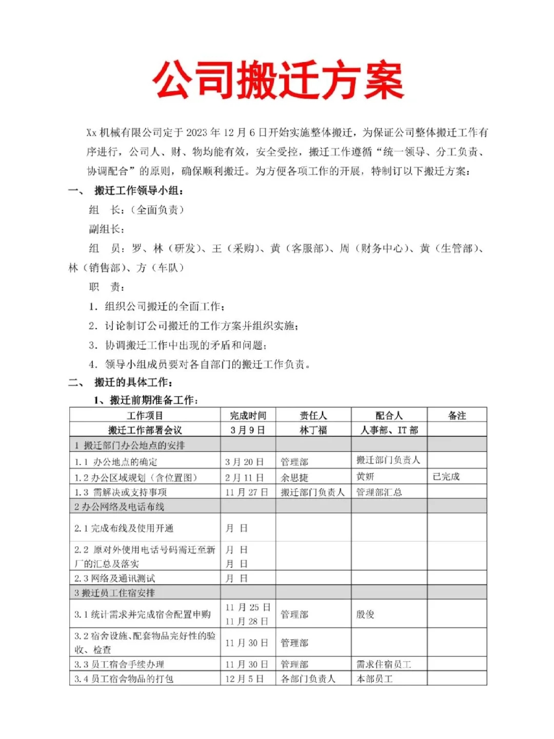 公司搬迁要准备什么？超强攻略