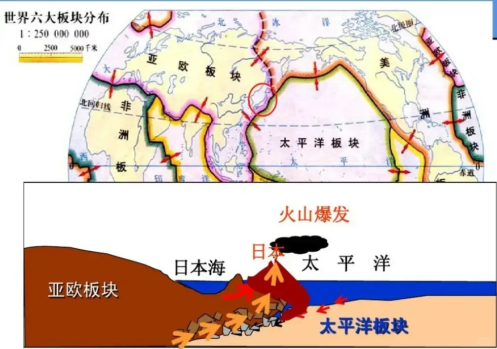 日本海底地图，吓一跳，像站在悬崖边？