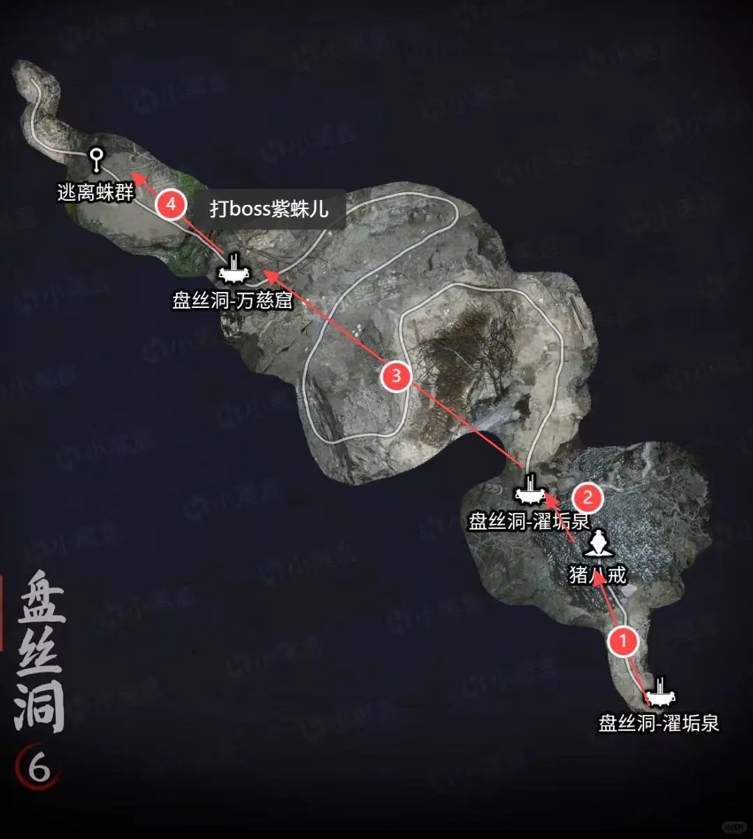 黑神话悟空攻略之第四章具体路线（盘丝洞）