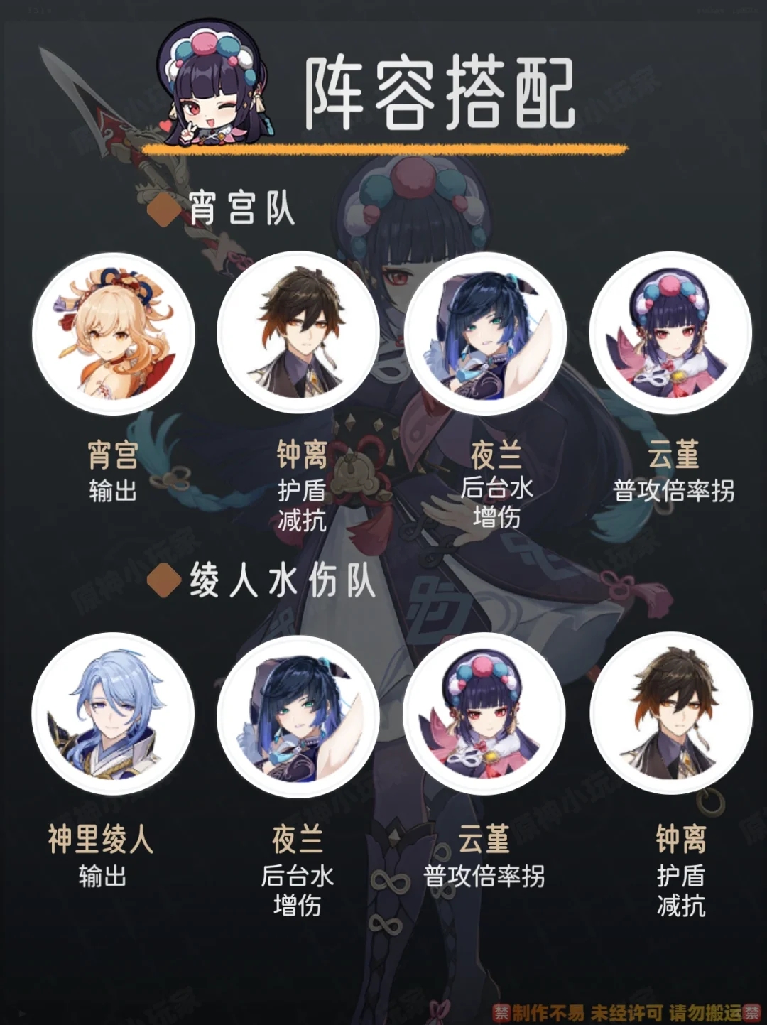 云堇原神4.3角色培养攻略